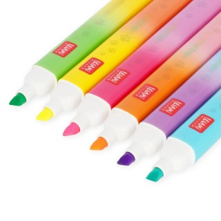 Legami Milano Set of 6 Kitty Dual Tip Highlighters ''Meow'' MHL0002
