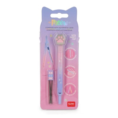 Legami Milano Compass with Automatic Lead ''Meow'' COM0001