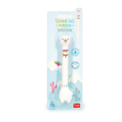 Legami Milano ''Llama'' Ballpoint Pen with Base Stand-Ink Ovation STG0001