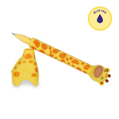 Legami Milano ''Giraffe'' Ballpoint Pen with Base Stand-Ink Ovation STG0003
