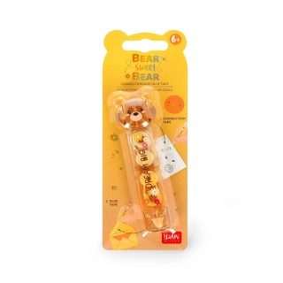 Legami Milano 2-in-1 Correction Tape and Glue Tape ''Bear Sweet Bear'' CGT0002