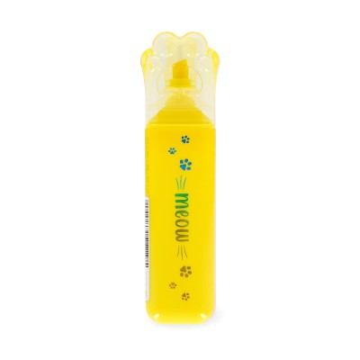 Legami Milano Meow Highlighter - Yellow MHB0003