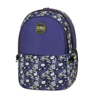 Polo Zippy Σχολική Τσάντα Πλάτης Δημοτικού Μπλε 9-01-080-8445