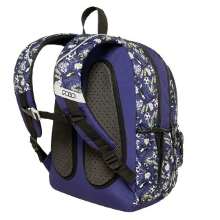 Polo Zippy Σχολική Τσάντα Πλάτης Δημοτικού Μπλε 9-01-080-8445