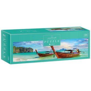 Interduk Puzzle 1000pcs ''Panoramic Around The World 2'' 96x32cm