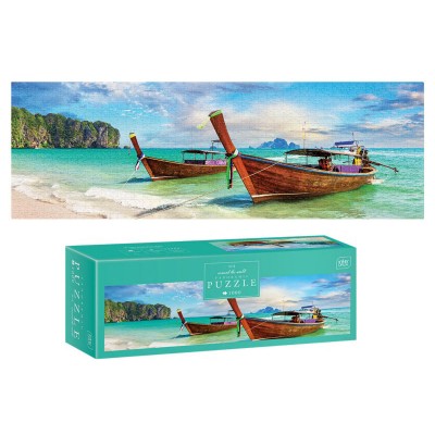 Interduk Puzzle 1000pcs ''Panoramic Around The World 2'' 96x32cm