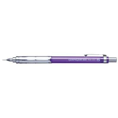 Pentel Graphgear 300 Μηχανικό Μολύβι 0.5mm Κατάλληλο για Σχέδιο Violet PG315-TVX