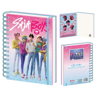 Pyramid International K-Pop Demon Hunters (Saja Boys) A5 Wiro Notebook – 80 Sheet SR2511455