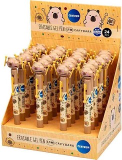 Centrum Erasable Gel Pen ''Capybara'' Blue Colour Ink 0.7mm