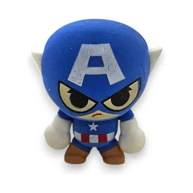 Marvel 3D Γόμα Captain America Φιγούρα Μπλε 25247