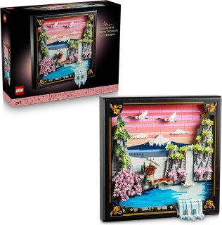 LEGO® ART: JAPANESE CHERRY BLOSSOM LANDSCAPE