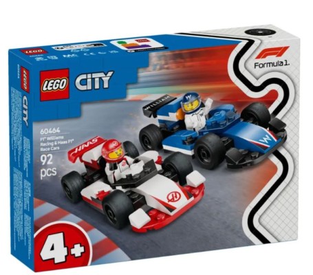 LEGO® CITY: F1® WILLIAMS RACING & HAAS F1® RACE CARS