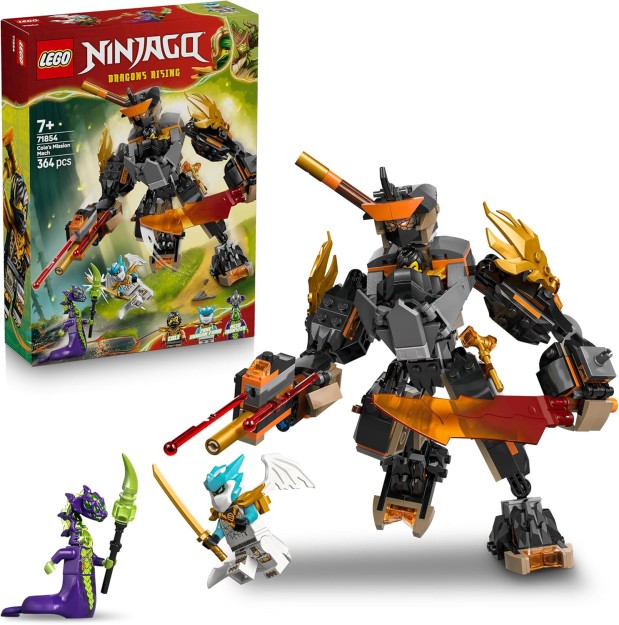 LEGO® NINJAGO®: COLES MISSION MECH & DRAGON ZANE