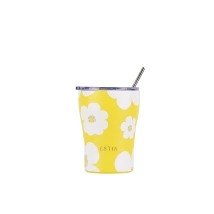 ESTIA ΘΕΡΜΟΣ COFFEE MUG SAVE THE AEGEAN 350ml YELLOW DAISY