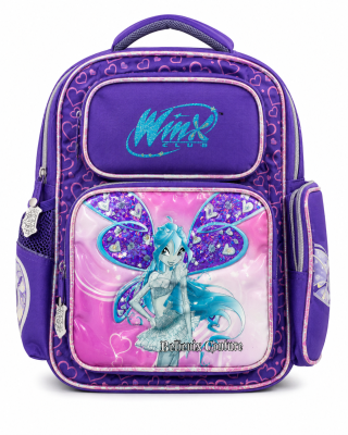 Paxos Σχολική Τσάντα Πλάτης Νηπιαγωγείου Μωβ ''Winx'' 14611