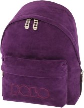 Polo Backpack Mini Velvet Μίνι Σακίδιο Πλάτης Μωβ Βελουτέ 9-07-149-13