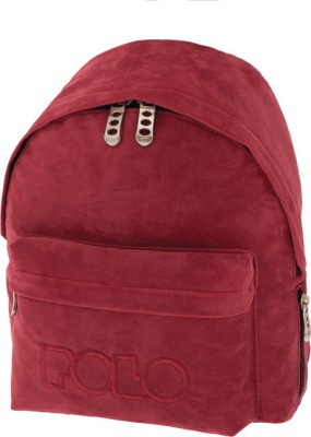 Polo Backpack Mini Velvet Μίνι Σακίδιο Πλάτης Μπορντώ Βελουτέ 9-07-149-46