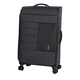 Polo Υφασμάτινη Βαλίτσα Trolley Athens Fabric 93Lt Ανθρακί Υ.80cm Μ.45cm Π.27cm 9-65-008-2100