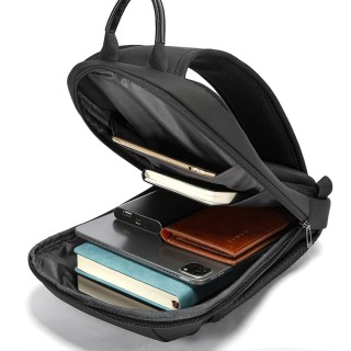 Bange Τσαντάκι Ώμου Χιαστί Crossbody Μαύρο 7721