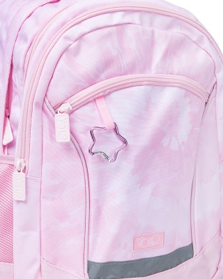 Yolo Σχολική Τσάντα Δημοτικού 2 σε 1 - ''Pink Vibe Tie Dye'' Ροζ 11162