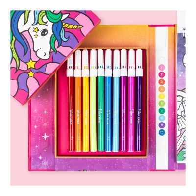 Tiger Tribe Σετ Δραστηριοτήτων – Colour by Numbers ''Unicorn Dreaming'' 20228