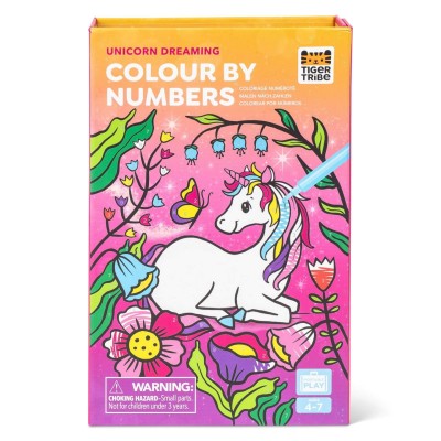 Tiger Tribe Σετ Δραστηριοτήτων – Colour by Numbers ''Unicorn Dreaming'' 20228