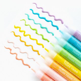 Tiger Tribe Puffy Popcorn Pen - Μαρκαδόροι Ζωγραφικής με Ανάγλυφο Σχέδιο 94410