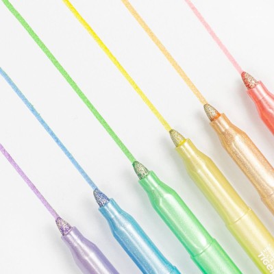 Tiger Tribe Μαρκαδόροι με Γκλίτερ - Shimmer Markers 94412