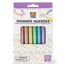 Tiger Tribe Μαρκαδόροι με Γκλίτερ - Shimmer Markers 94412