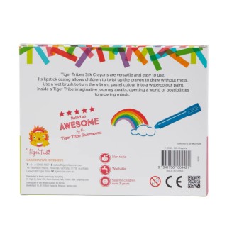 Tiger Tribe Rainbow Κηρομπογίες - Silk Crayons 94407