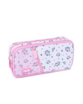 Yolo Σχολική Κασετίνα Box - Pink Flowers Ροζ 90126