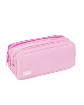 Yolo Σχολική Κασετίνα Τριπλή - Light Pink Ροζ 90140