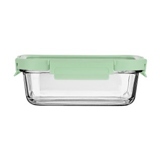 ESTIA ΦΑΓΗΤΟΔΟΧΕΙΟ CLICK&SEAL ΓΥΑΛΙΝΟ 1050ml 21.7x16.5x7.4cm ΜΕ ΚΑΠΑΚΙ ΠΛΑΣΤΙΚΟ MINT