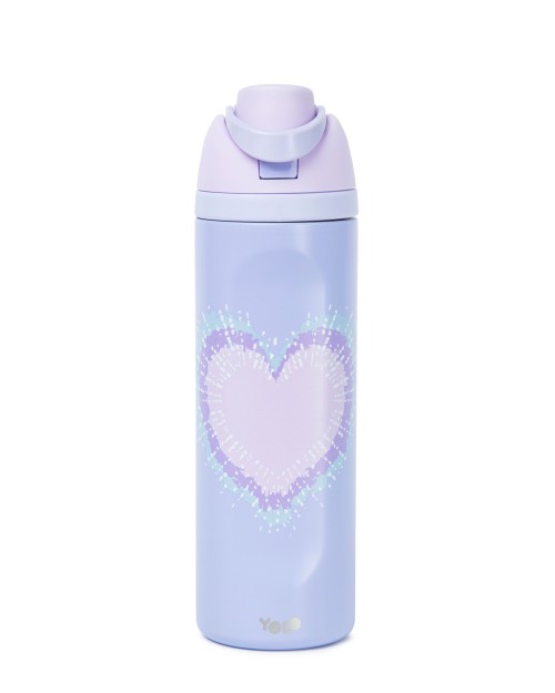 Yolo Μεταλλικό Θερμός 2 σε 1 (700ML) – Heart Tie Dye Λιλά 90590