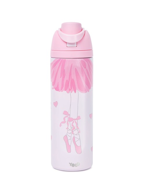 Yolo Μεταλλικό Θερμός 2 σε 1 (700ML) – Ballet Ροζ 90591