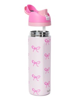 Yolo Μεταλλικό Θερμός 2 σε 1 (700ML) – Pink Bow Ροζ 90592