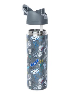 Yolo Μεταλλικό Θερμός 2 σε 1 (700ML) – CosmoX Γκρι 90594