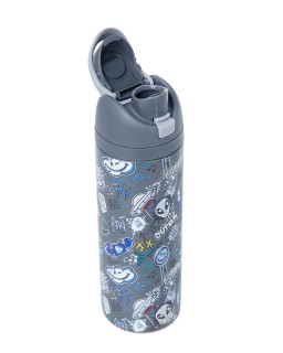 Yolo Μεταλλικό Θερμός 2 σε 1 (700ML) – CosmoX Γκρι 90594
