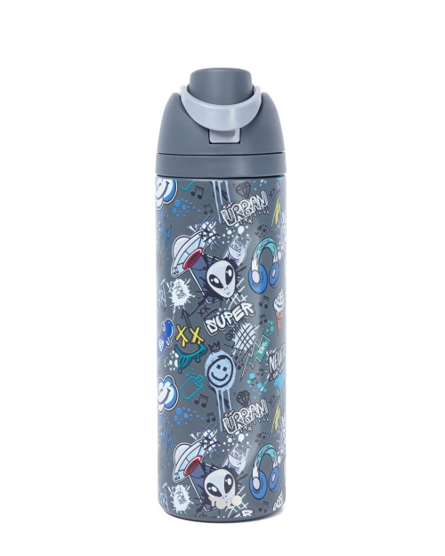 Yolo Μεταλλικό Θερμός 2 σε 1 (700ML) – CosmoX Γκρι 90594