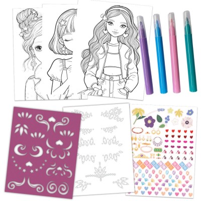 Διακάκης Σετ Ζωγραφικής Glammy Gloss Fashion Craft Set 000630023