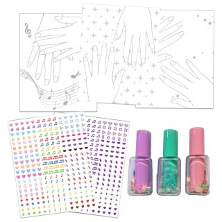 Διακάκης Σετ Ζωγραφικής Glammy Gloss Nail Designer 000630024
