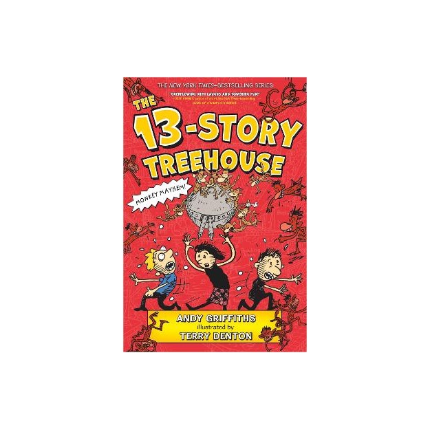 TREEHOUSE - BOOK 1: THE 13-STORY TREEHUSE: MONKEY MAYHEM! PB