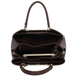 Charm London Lucca Handbag Γυναικεία Τσάντα Ώμου/Χειρός Καφέ 24169/097