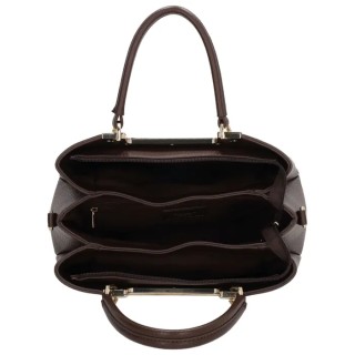 Charm London Lucca Handbag Γυναικεία Τσάντα Ώμου/Χειρός Καφέ 24169/097