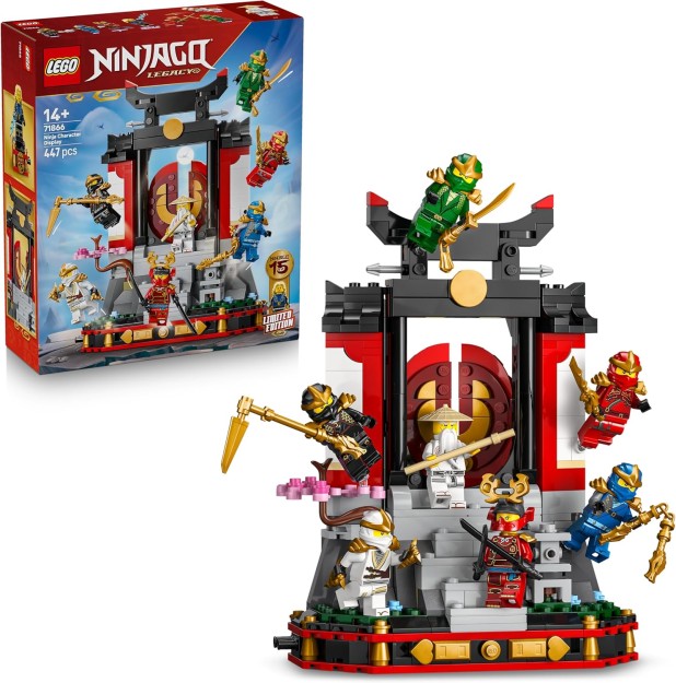 LEGO® NINJAGO®: NINJA CHARACTER DISPLAY 15TH ANNIVERSARY