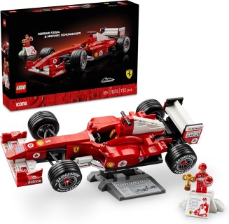 LEGO® ICONS: FERRARI F2004 & MICHAEL SCHUMACHER