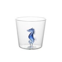 I-Total In-Glass Cup Γυάλινο Ποτήρι με Σχέδιο ''Seahorse'' XL3297