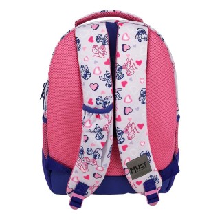 Διακάκης Must Σχολική Τσάντα Πλάτης Δημοτικού Stitch & Angel Μωβ 000565773