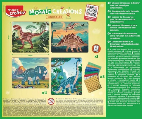 Maped Creativ Mosaic Creations Dinosaurs 906911