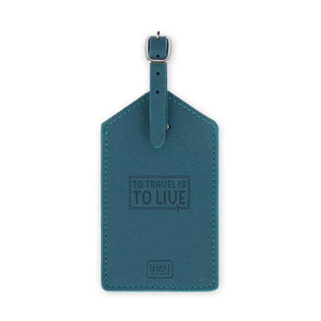 Legami Milano Petrol Blue Luggage Tag Ετικέτα Βαλίτσας Πετρόλ NLUG0002